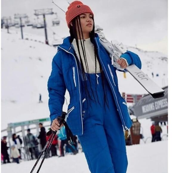 Free People Jackets & Blazers - New Free People FP MOVEMENT All Prepped Ski Jacket $428 MEDIUM Blue